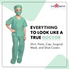 Dress Up America Doctor Coat for Children - Green Doctor