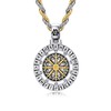 YueYuan Viking Necklace for Men 925 Sterling Silver Viking Pendant