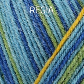 REGIA PAIRFECT 4-ply Crazy Neon Color 7144 - Crazy Lightblue