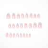 RikView French Tip Press on Nails Medium Fake Nails White