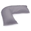 Haani UK Quality Approved V - SHAPED PILLOWCASE (Gray)