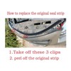 Car Back-Engine Hood Sealing Strip Rubber Weatherstrip for Toyota Corolla