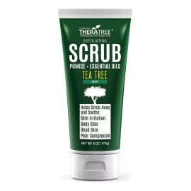 Oleavine Exfoliante Con Aceite Del Árbol Del Té, Carbón Activado, Ace