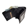 Wallet with Coin Compartment + Note Compartment - 8 Separate