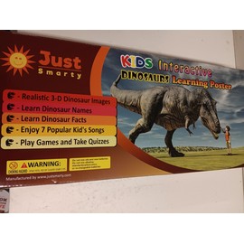 Just Smarty KIDS Interactive Dinosaurs Learning Poster