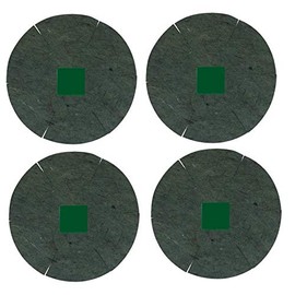 4 x Jute Hanging Basket Liner - 16-Inch Green hanging basket liner | Sold by Karrma Ltd.