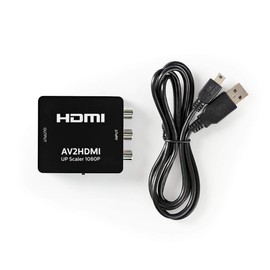 Nedis HDMI™ Converter - 3X RCA Female - HDMI™ Output - 1-Way - 1080p - 1.65 Gbps - ABS - Anthracite