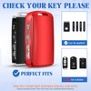 QBUC for Mazda Key Fob Cover,TPU Protector Key Holder with