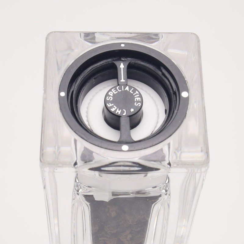 Chef Specialties 6.5 Inch Gem Combo Pepper Mill and Salt