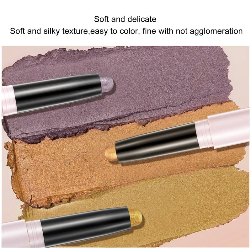 12pcs Eye Shadow Stick Waterproof Eyeshadow Stick Matte Eye Shadow