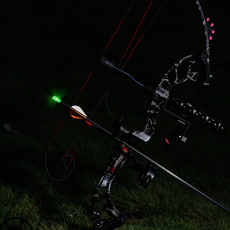 6PCS X Lighted Nocks for Arrows with .204 .233 .244