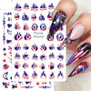 4th of July Nail Stickers Independence Day Patriotic Nail Art