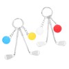 SUPVOX 8pcs Golf Keychain Adorable and Key Pendants for Bags