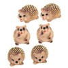 BESPORTBLE 3sets Dwarf Garden Statue Resin Hedgehog Figurine Garden Ornament