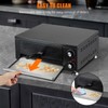GarveeTech Commercial Countertop Pizza Oven,1100W Stainless Steel Electric Pizza Maker