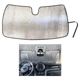 YelloPro Custom Fit Front Windshield Sunshade for 2015 2016 2017 2018 2019 2020 2021 2022 2023 2024 Mini Hardtop 4 Door, Cooper, Cooper S, John Cooper Works, UV Protection Accessories [Made in USA]