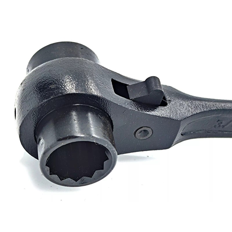 CALHAWK 3/4" x 7/8" Dual Socket Ratchet Wrench tapered handle