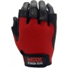 MRX Weightlifting Gloves Leather Palm Grip Half Finger Body Building