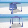 AMMSUN Beach Cabana, 6.2'×6.2' Beach Canopy, Easy Set up and
