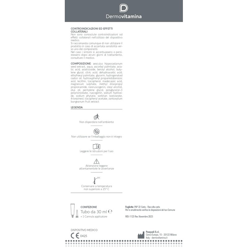 Dermovitamina - Proctocare Crema 30ml - Crema Proctologica Lenitiva