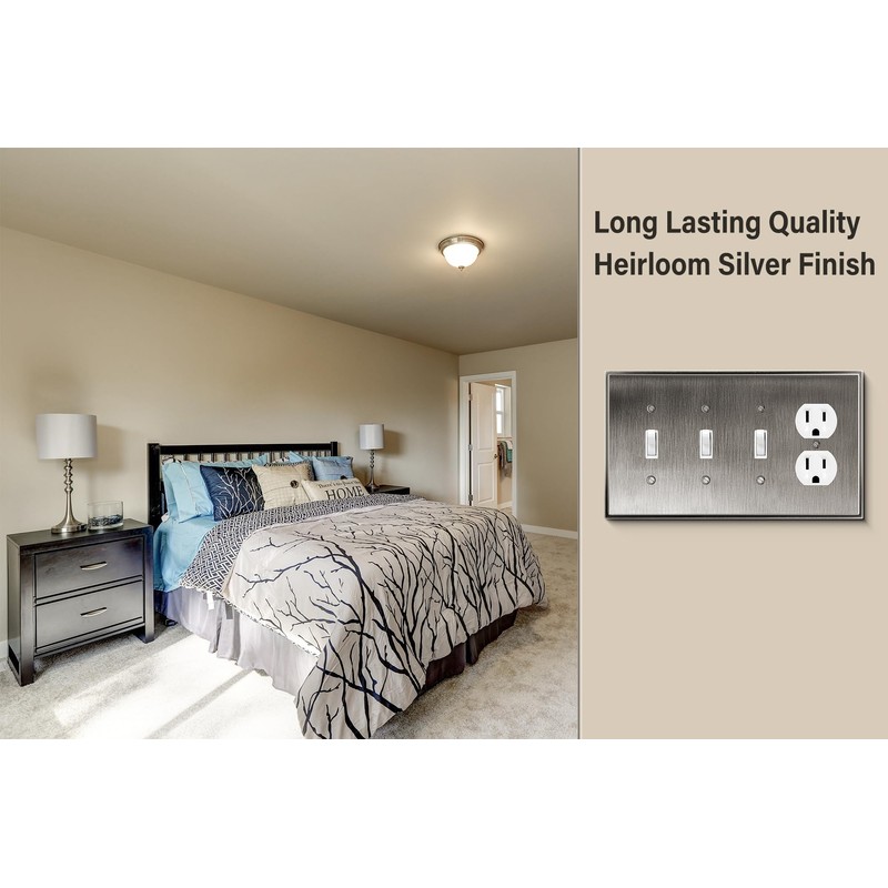 Henne Bery Soft Modern Decorative Wall Plate Switch Plate Outlet