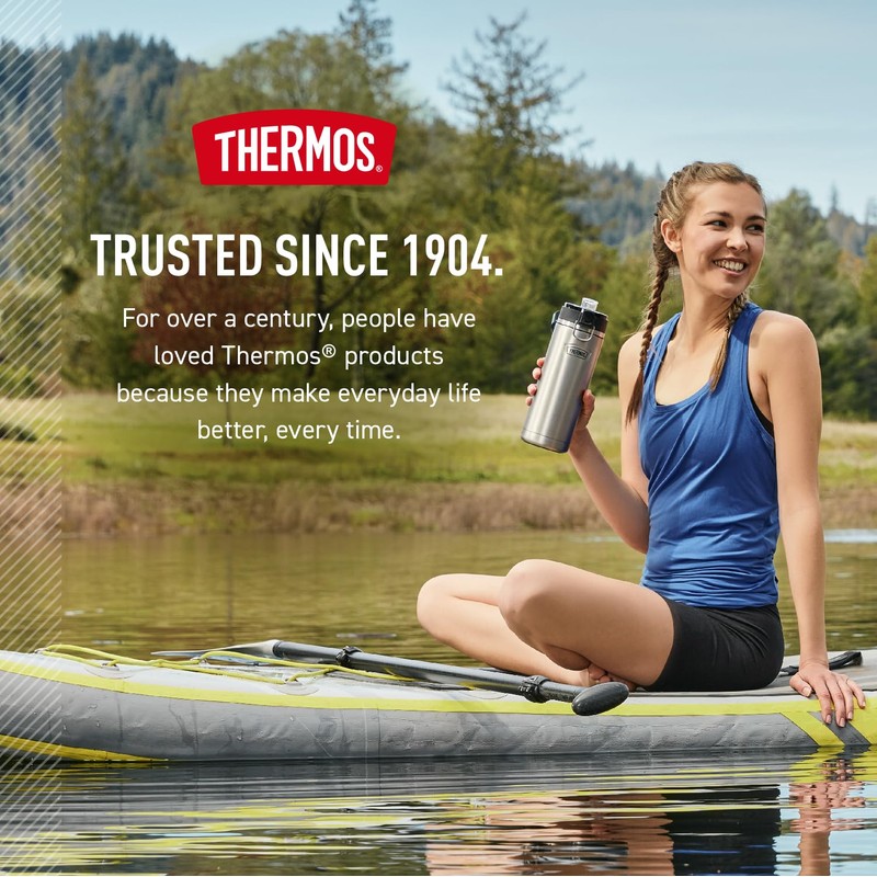 THERMOS ICON SERIES Stainless Steel Water Bottle with Spout -