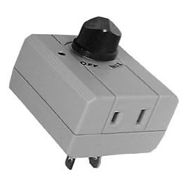 AC Plug-In Dimmer Switch - SPST / On - Off : 30-10194 by Philmore LKG