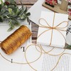 Metallic Copper Twine, 1.5 mm Thick, 328 Feet, for DIY
