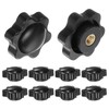 QUARKZMAN Star Handles M4 Internal Thread 25 mm Head Plastic