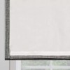 Bee and Willow Woven Basketweave Charcoal Rod Pocket Lined Curtain
