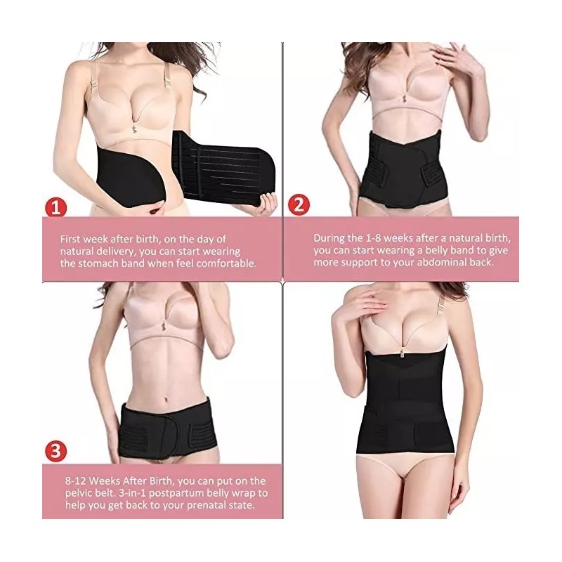 Wodoso Faja De Maternidad Para Postparto 3 En 1