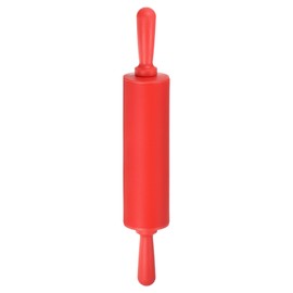 HARFINGTON Silicone Rolling Pins for Baking 12 Inch Non Stick Rolling Pin Small Roller Playdough Rolling Pins for Dough Pizza Pastry Fondant Kitchen, Red