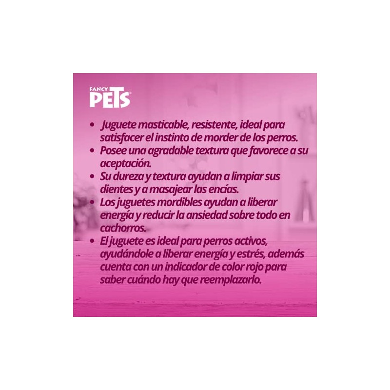 Fancy Pets Red Alert Juguete Rojo Forma Aro con Sabor