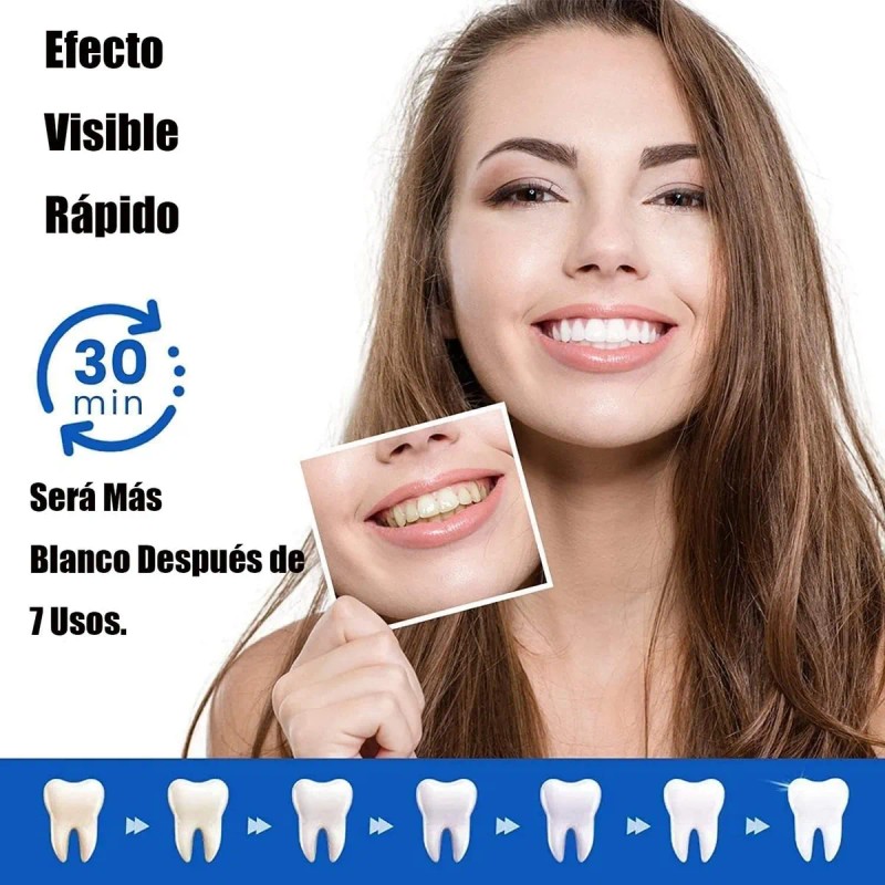 Tiras Blanqueadoras Dentales White Higiene Bucal