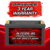 Banshee Lithium Powersport Battery with Smart BMS, 12V 8Ah PbEq