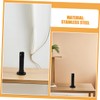 BUGUUYO 2pcs Stainless Steel Toilet Partition Support Feet Partition Fitting
