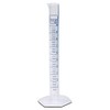 10ml Plastic Graduated Cylinder, Printed Graduations, Single Metric Scale, Polypropylene,