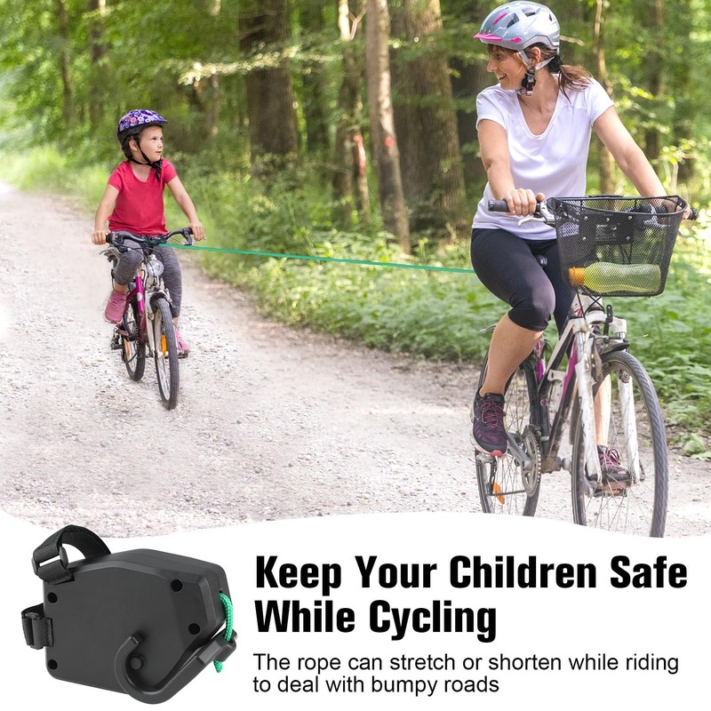 Tow Rope Bicycle Children, 2.5 m Retractable Parents Child Pull