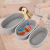 Vivi Bakie Storage Basket 3-Piece Set Cotton Rope Stackable Braided