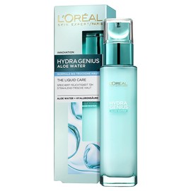L'Oreal Paris Hydra Genius Moisturiser With Hyaluronic Acid and Aloe Water for Dry Skin, 1 x 70 ml