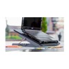 HomeRoots Black Adjustable Five Level Ergonomic Laptop Stand