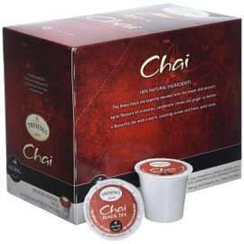 Twinings of London Chai Tea Single Serve K-Cups for Keurig, 24 Count (Pack of 2)
