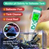 YINMIK 2025 pH Salt Tester, Digital Aquarium Salinity Meter, Simultaneous