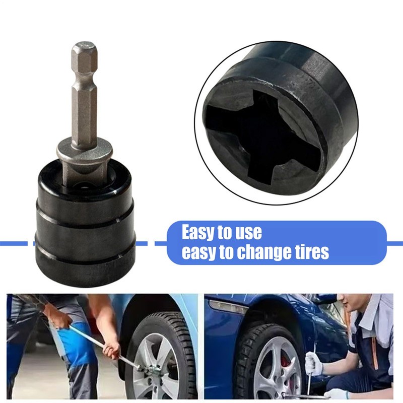 Car Jack Adapter - Alloy Jack Socket Adapter for Hand