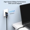 Cable Matters 2-Pack 10Gbps 360° Rotatable Cat 6A Right Angle