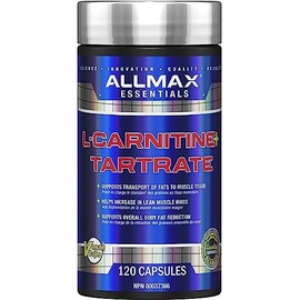 ALLMAX Nutrition - L-Carnitine + tartrate + vitamin B5-120 count, capsules