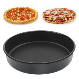 SHENGRUI Pizza pan 8" (20cm) Round Pizza Tray for Oven Non Stick Dishwasher Safe Pan for Baking Oven Applicable Perfect for Parties Gatherings Restaurants and Home