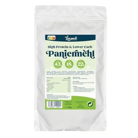 Locawo High Protein & Low Carb Breadcrumbs, Full Wheat Flavour, Vegan, Ideal for a Protein-rich, Calorie and Sugar Reduced Diet