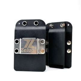 Zeluga 20-497 Clip-On Tool Belt Drill Holder, Tool Belt Clip for Cordless Drill, Impact, Nailer, Tape Measure, Fits Up to 3'' Belt