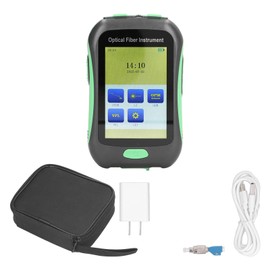 Optical Time Domain Reflectometer 3.5in Touchscreen OTDR 5 in 1 Optical Power Meter OPM SLS VFL Tool US Plug 100‑240V